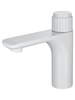 Смеситель для раковины Wonzon & Woghand Click WW-A40412-MW белый матовый